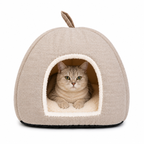 Cama Cueva para Perros Pequeños y Gatos