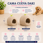 Cama Cueva Daki Peach Cozy