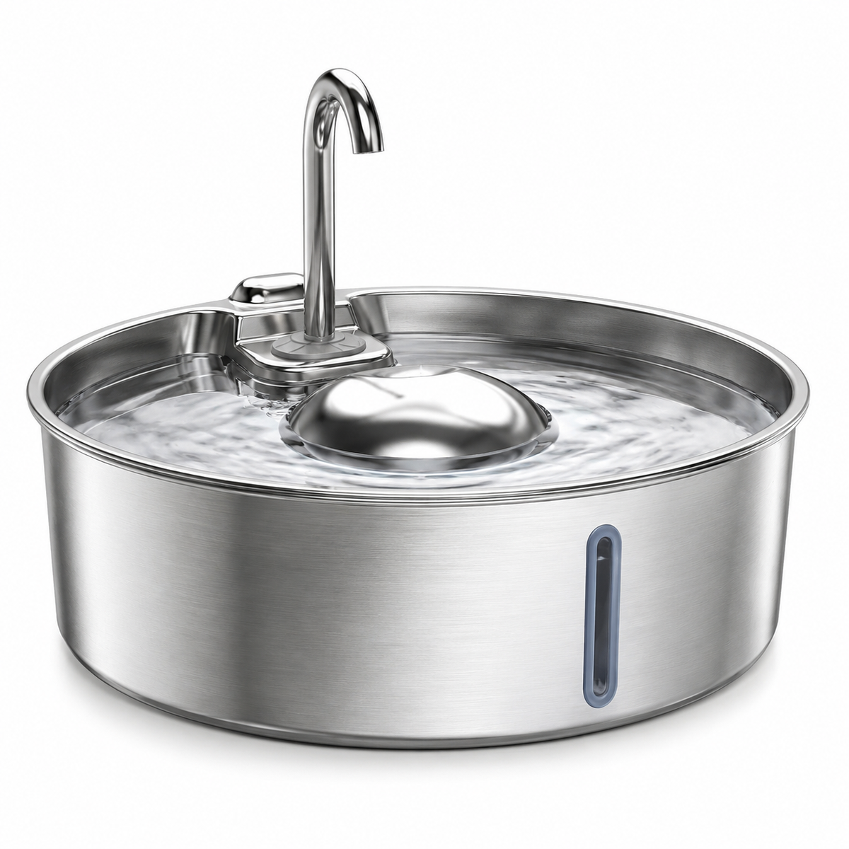 Fuente de Agua para Mascotas 2,5 L — Acero Inoxidable