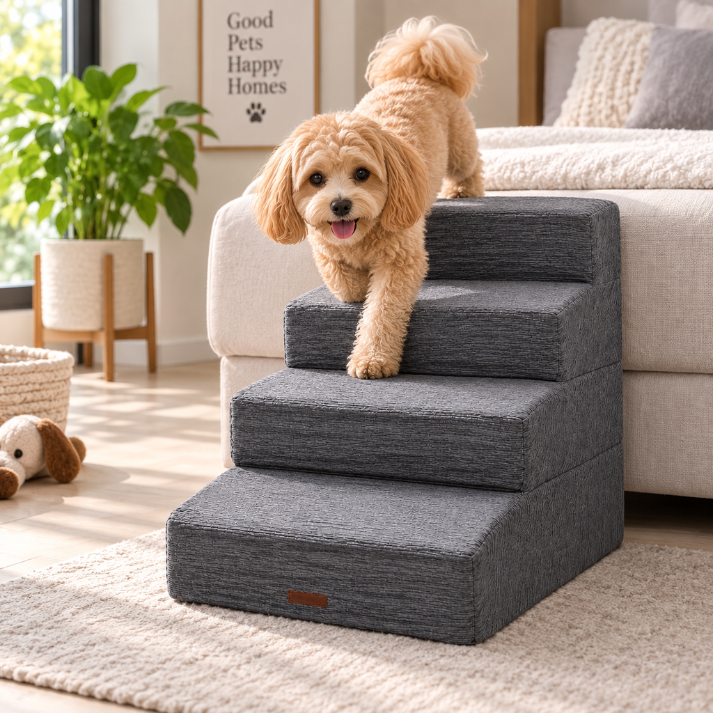 Escalera Acolchada para Perros