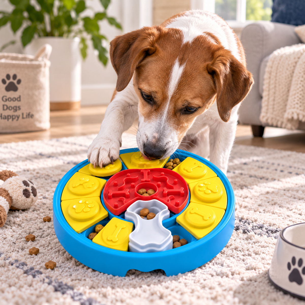 Juguete Interactivo para Perros con Compartimentos