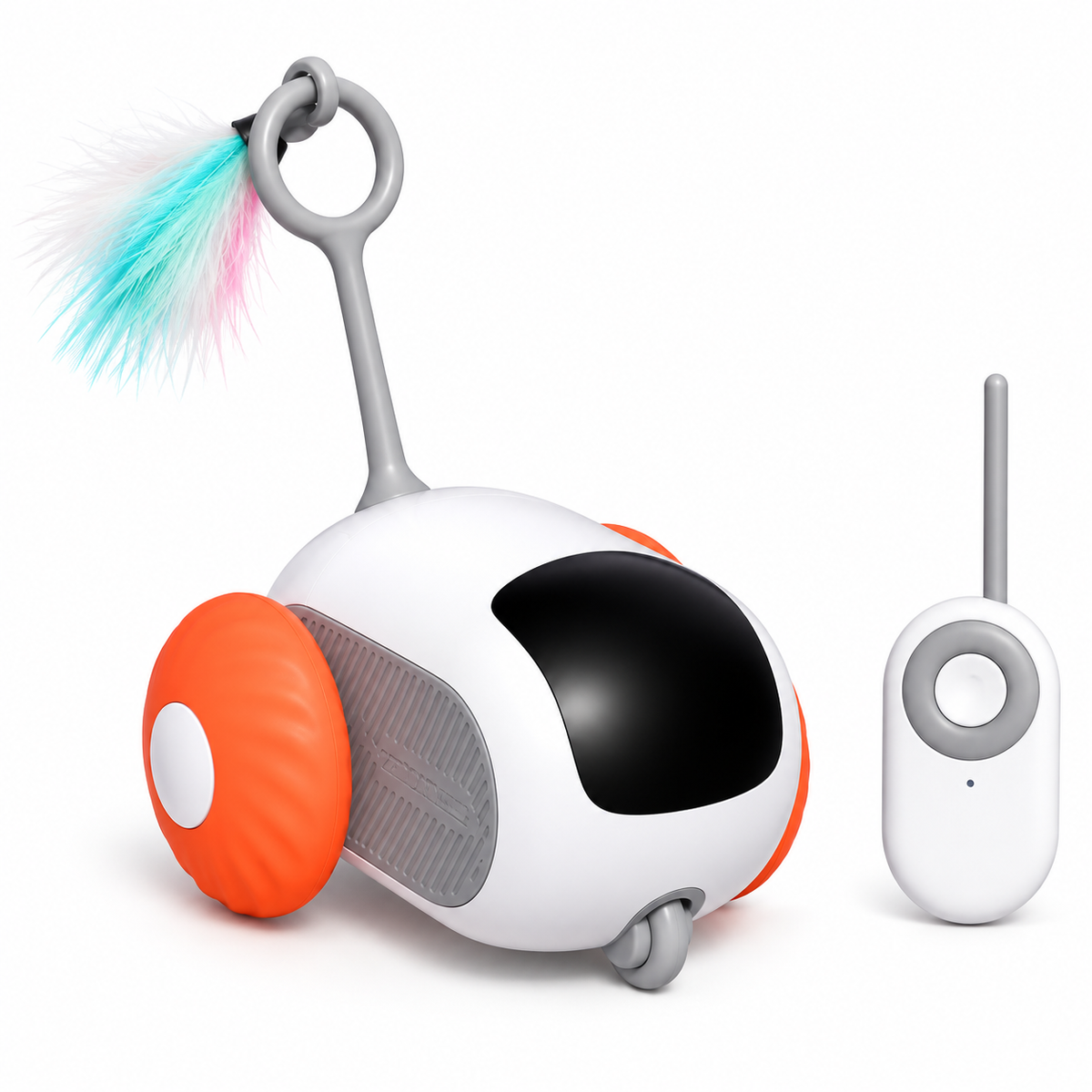 Juguete Interactivo para Gatos con Movimiento Automático y Control Remoto