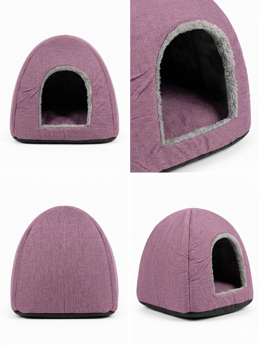 Cama Cueva para Perros Pequeños y Gatos