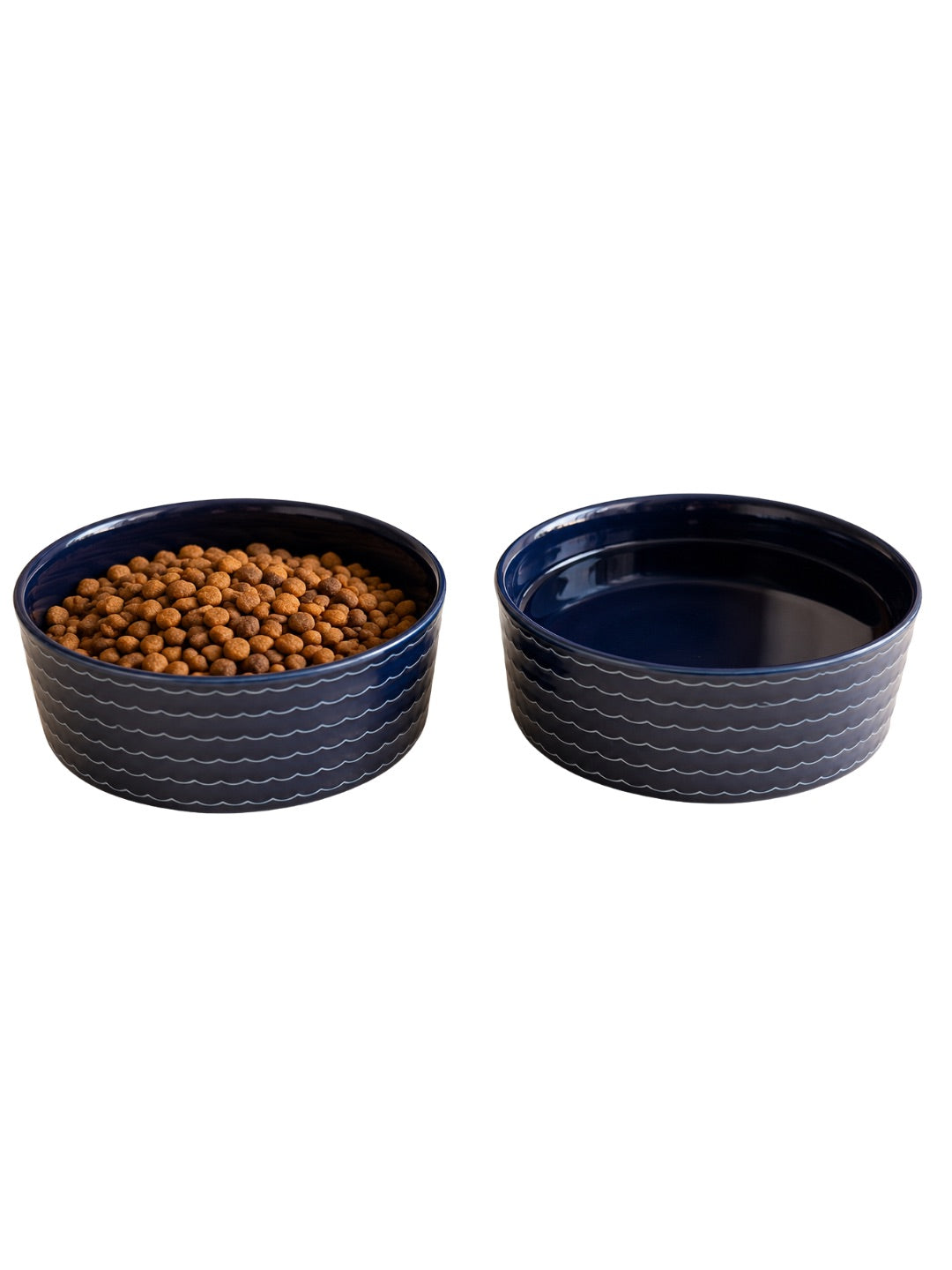 Set 2 Platos Plato Cerámico Azul Marino
