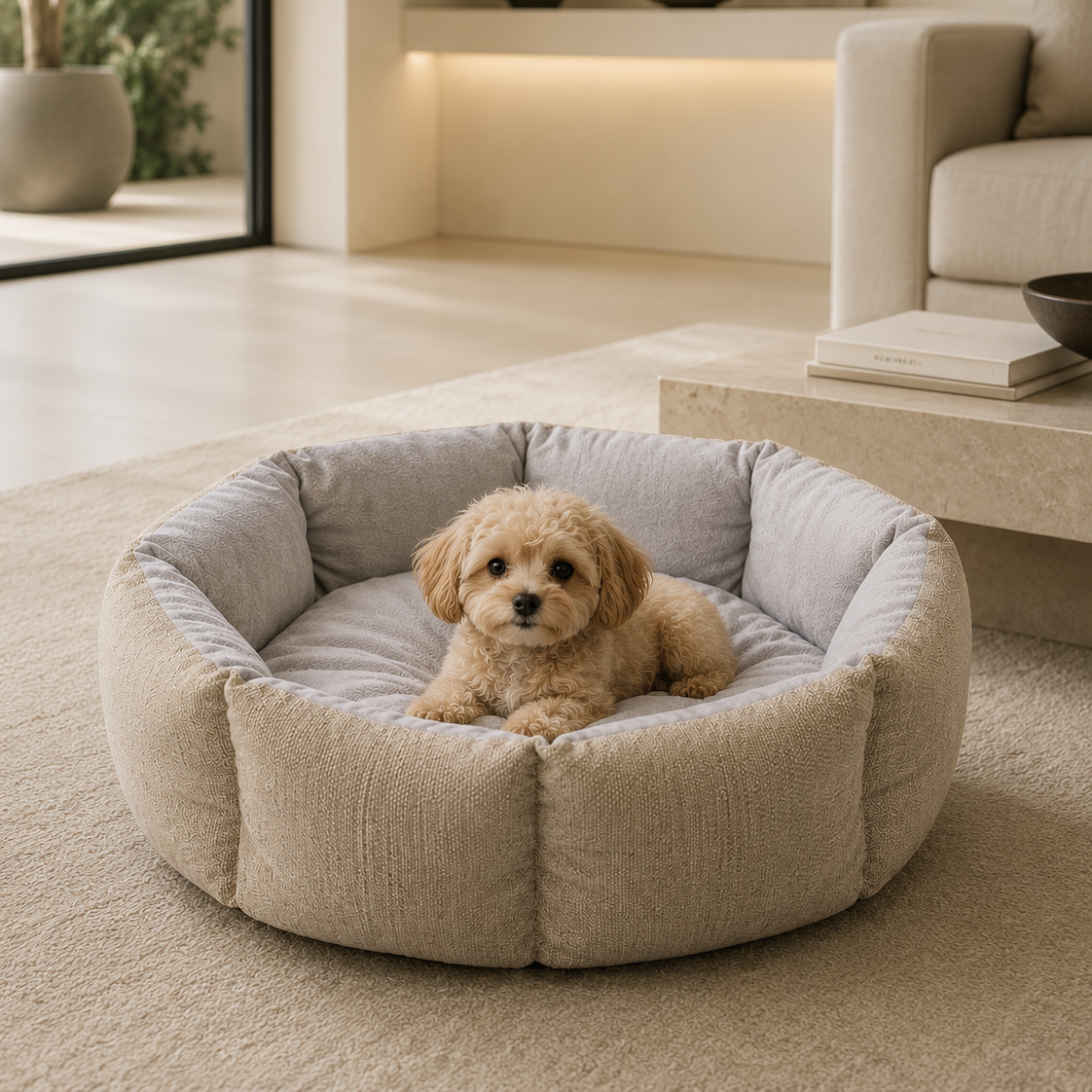 Cama Flor para Perros y Gatos