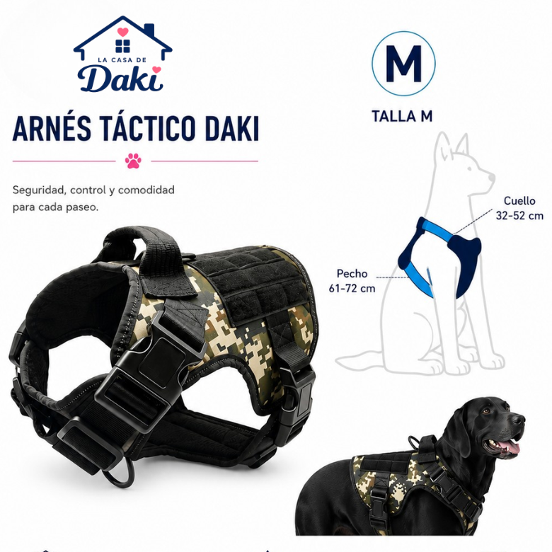 Arnés Daki Tactical Pro M - La Casa de Daki
