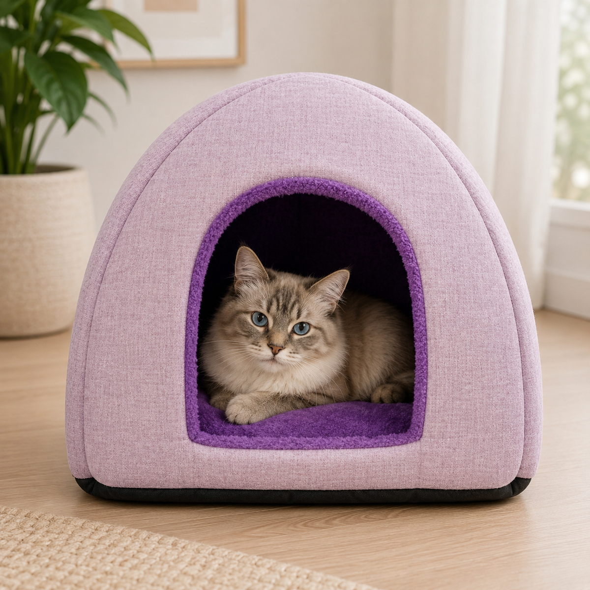 Cama Cueva para Perros Pequeños y Gatos - La Casa de Daki