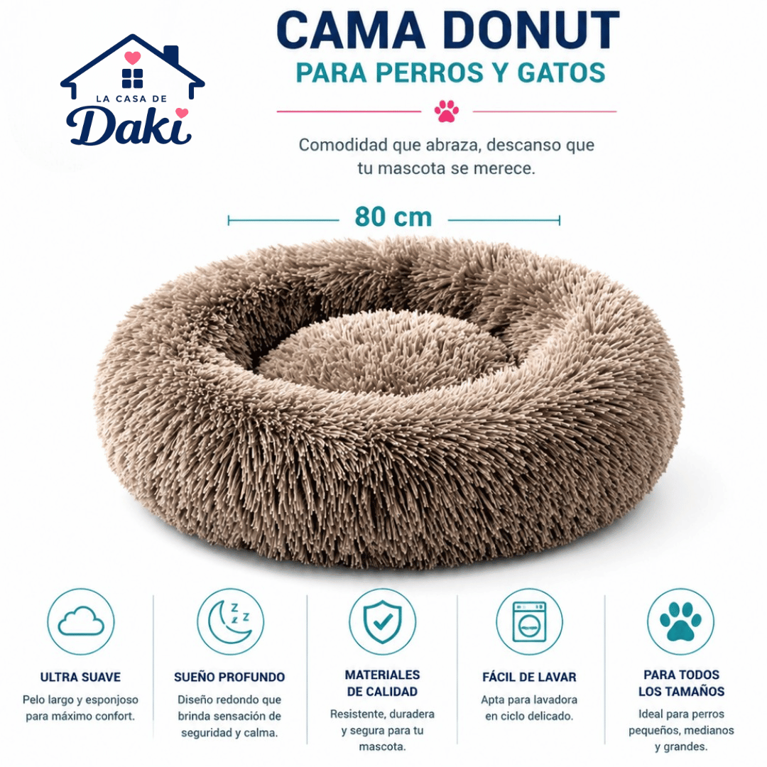 Cama Daki Donut Cloud 80 - La Casa de Daki