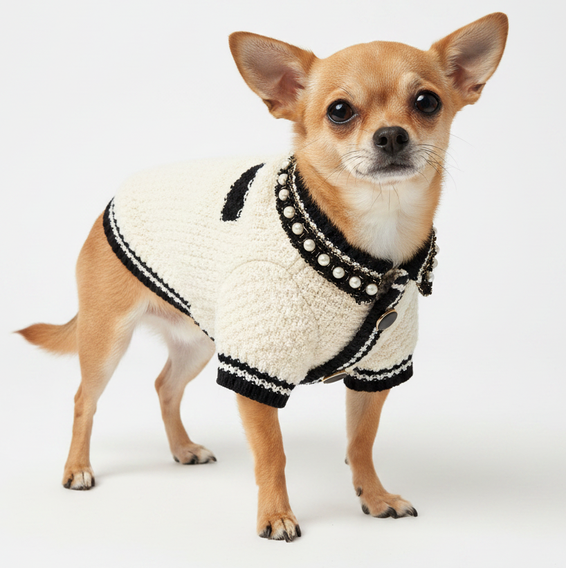 Chaleco Tejido para Perros Perla - La Casa de Daki