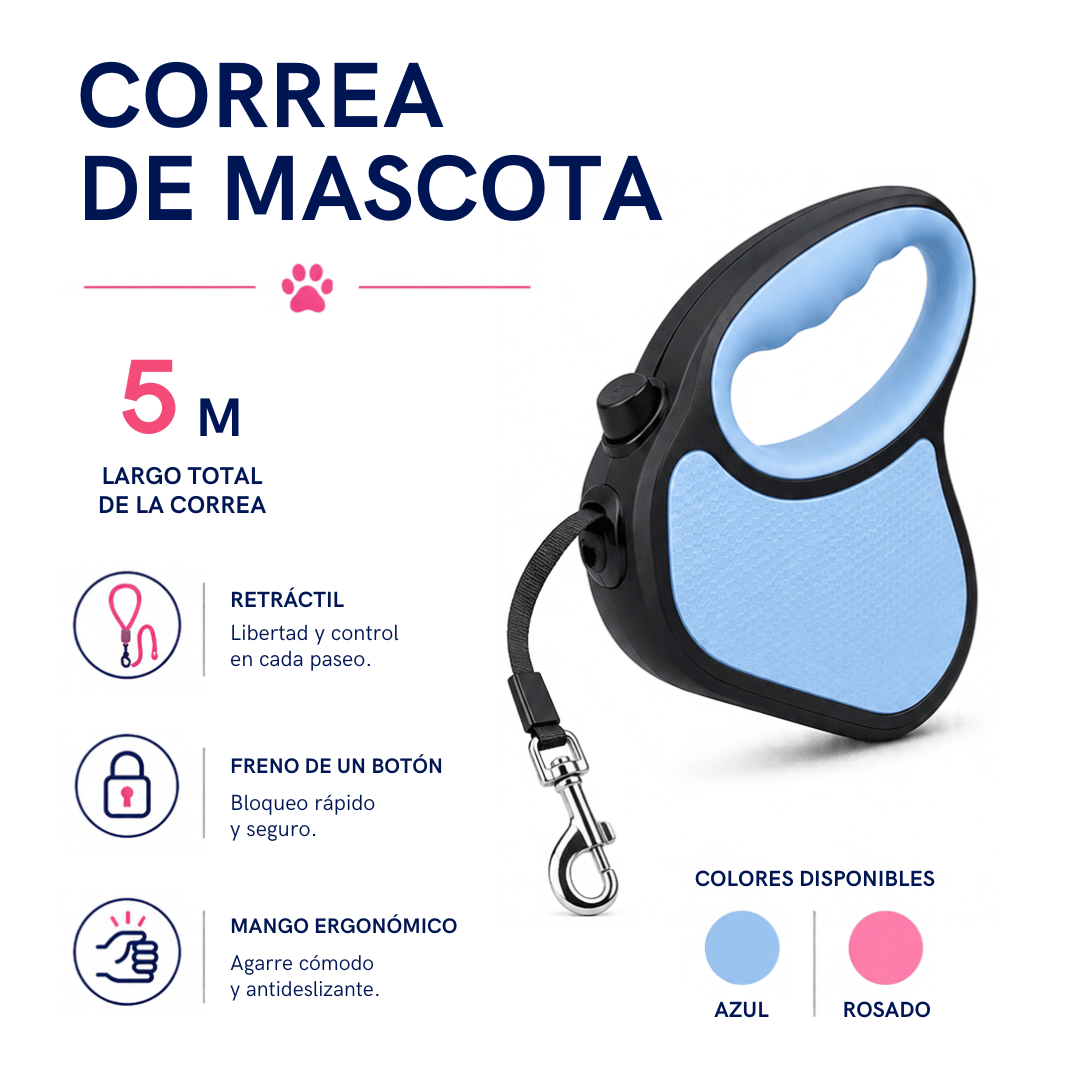 Correa Retráctil Daki Aero 5M - La Casa de Daki