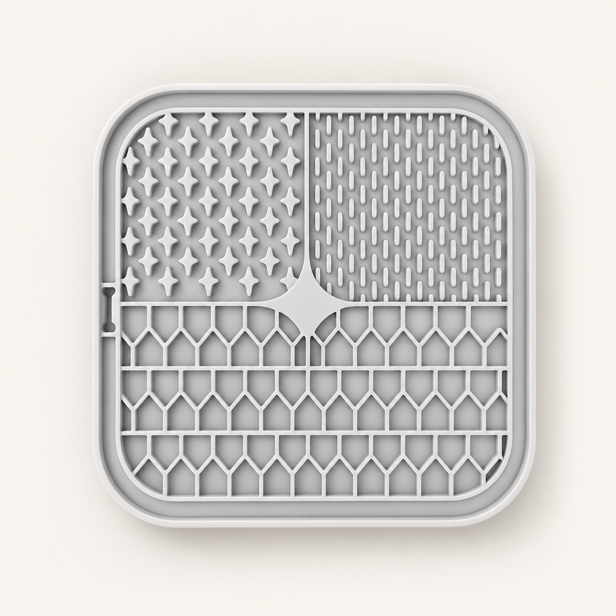 Lick Mat Daki Slow Feed Gris - La Casa de Daki