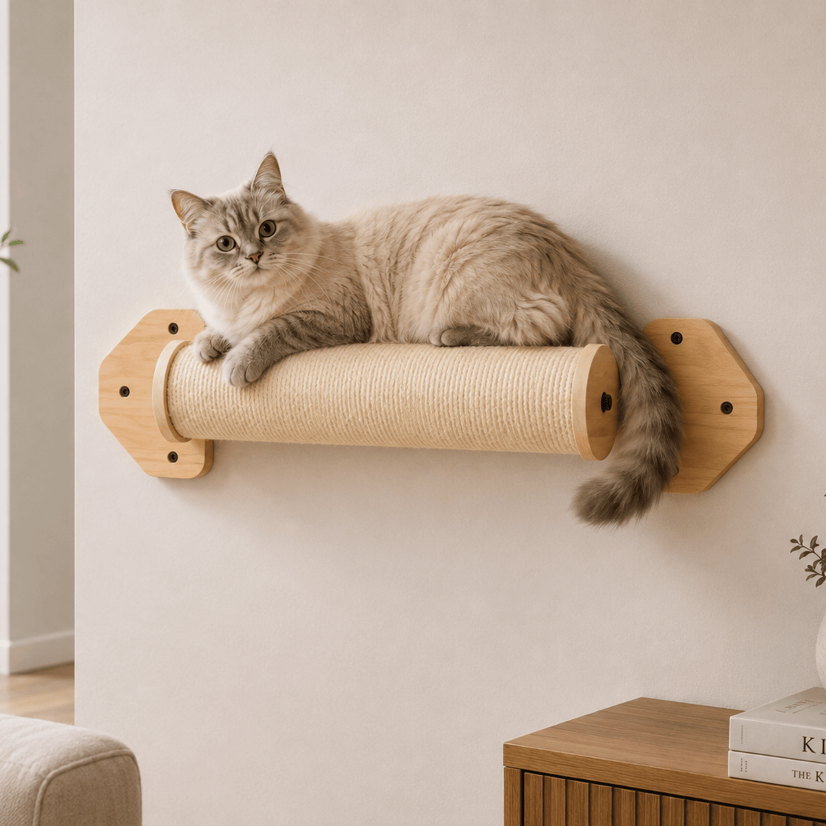 Poste Rascador Daki WallScrape 58 para Gatos - La Casa de Daki