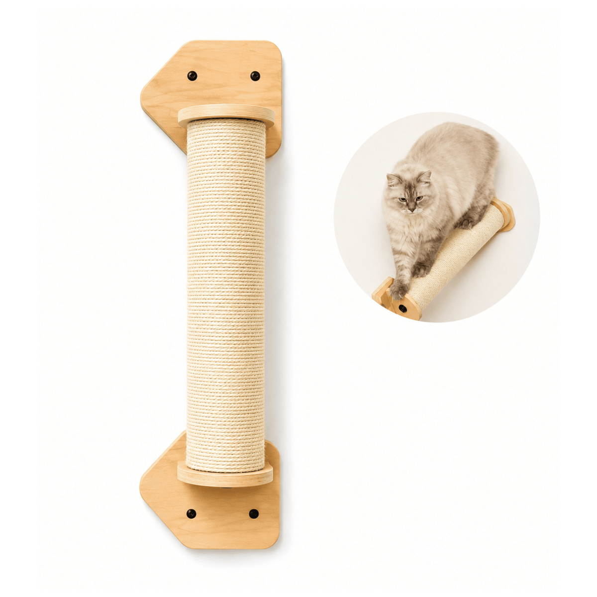 Poste Rascador Daki WallScrape 58 para Gatos - La Casa de Daki