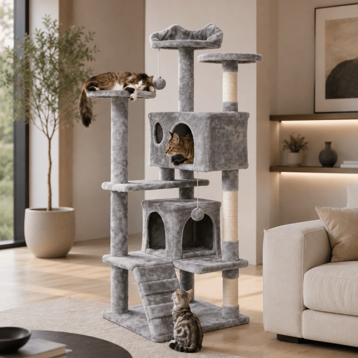 Rascador Daki Torre Multinivel - La Casa de Daki