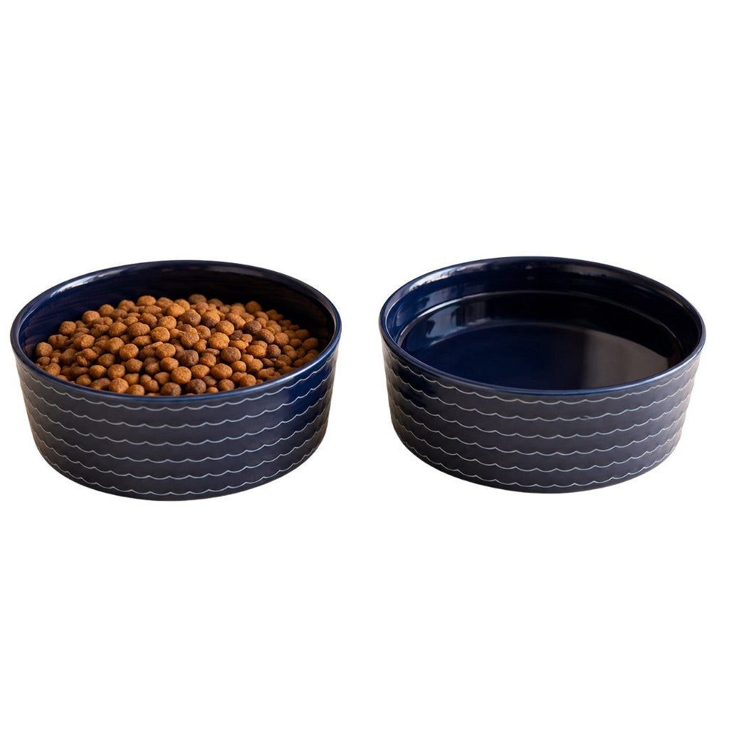 Set 2 Platos Plato Cerámico Azul Marino - La Casa de Daki