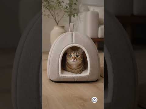 Cama Cueva para Perros Pequeños y Gatos