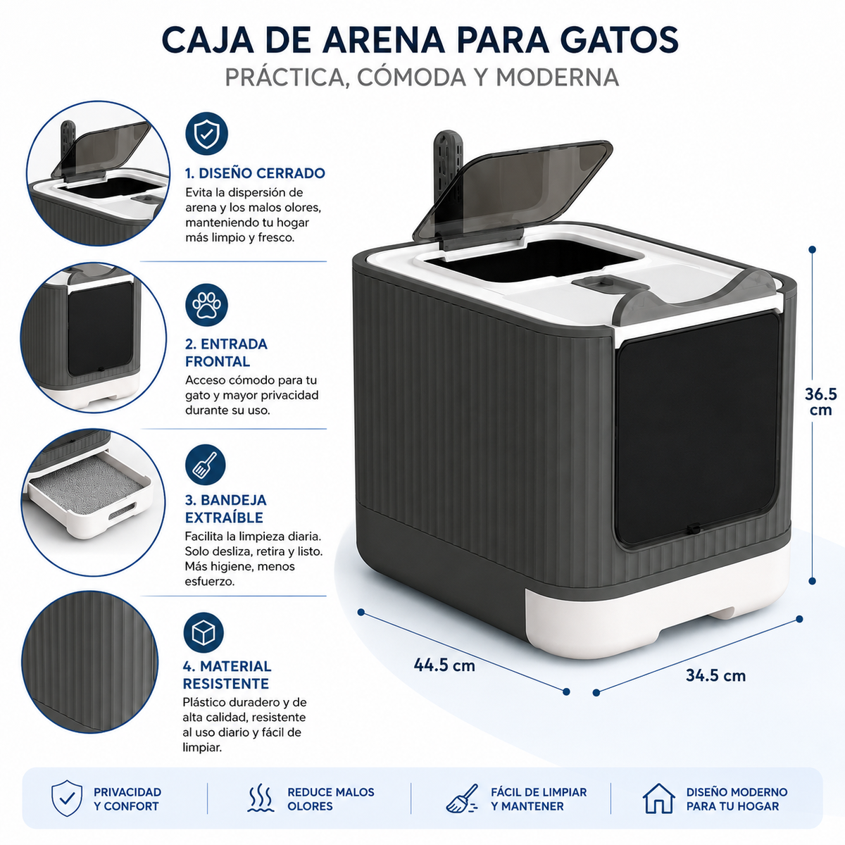 Arenero DakiLitter para Gatos