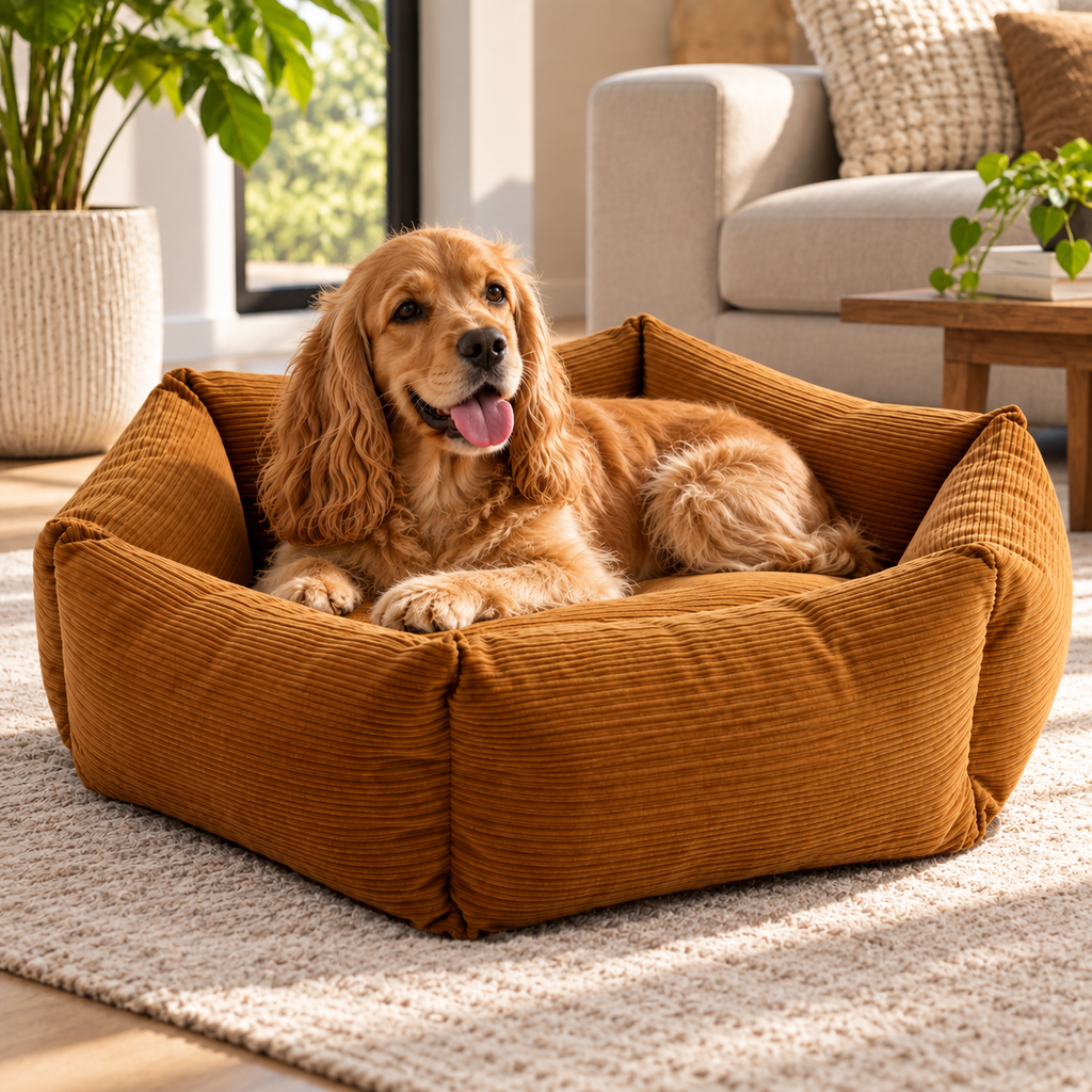 Cama Daki Nido Premium para Perros – Pana Marrón