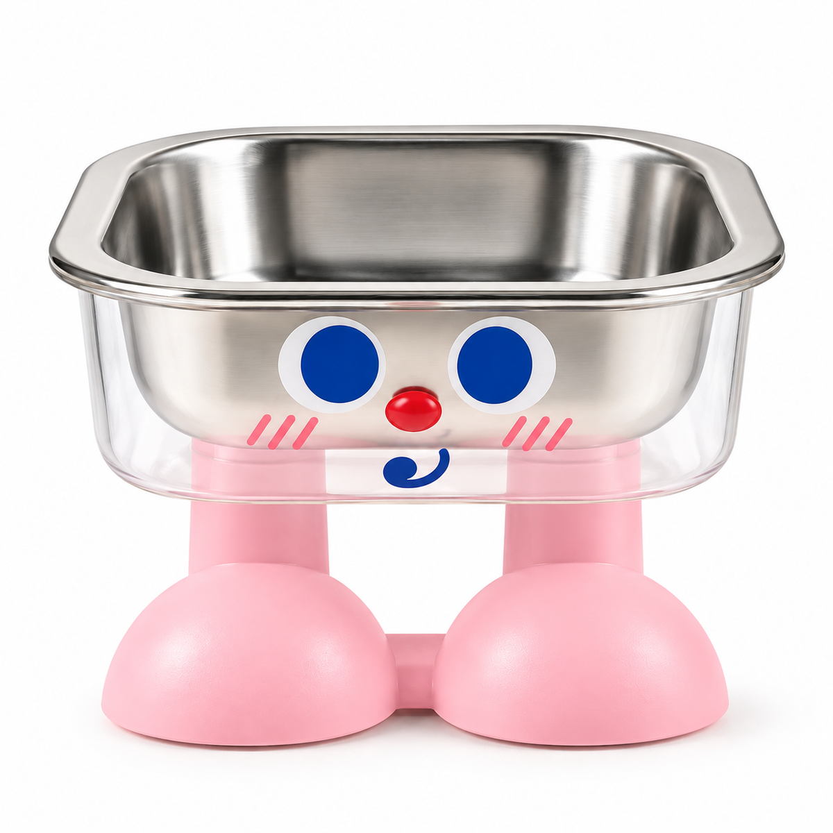 Comedero Elevado de Acero Inoxidable para Perros