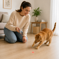Juguete Láser Interactivo para Gatos con 5 Patrones y Baterías