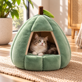 Cama Daki Cueva Calabaza para Perros Pequeños y Gatos – 50 × 50 cm