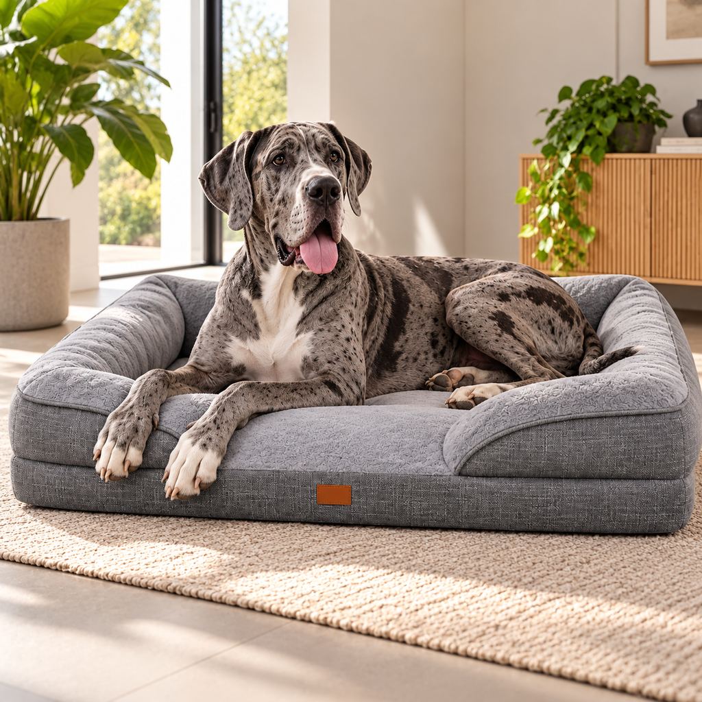Cama Daki Confort Premium para Perros – 134 × 106 × 24 cm