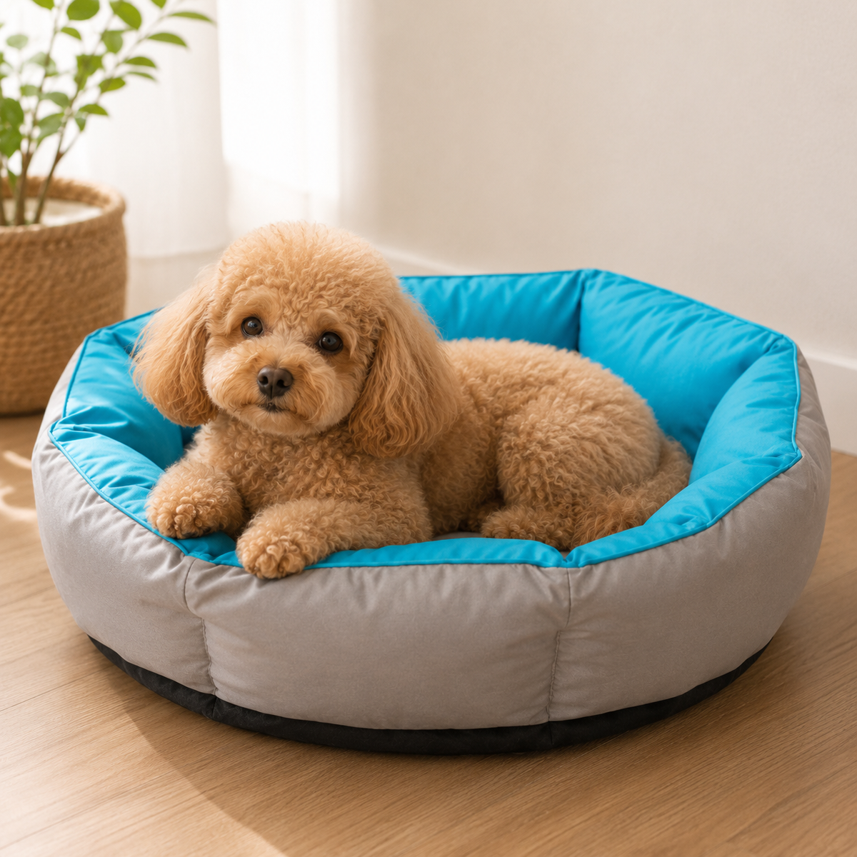Cama Impermeable para Perros — Acolchada y Antideslizante