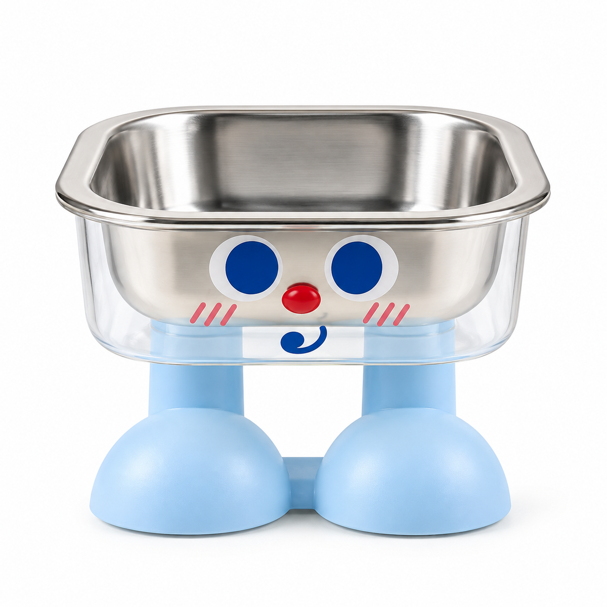 Comedero Elevado de Acero Inoxidable para Perros