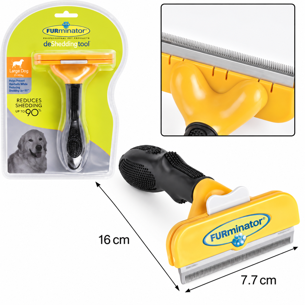 FURminator Cepillo Deslanador para Perro Grande