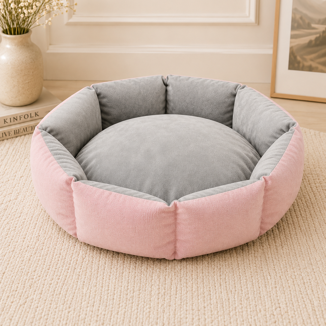 Cama Flor para Perros y Gatos