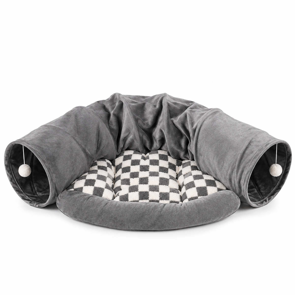 Cama Daki Túnel Doble para Perros y Gatos